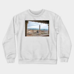 Siena window with a view Crewneck Sweatshirt